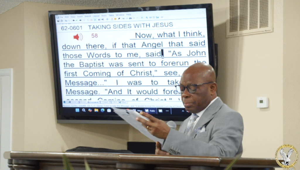 Rév.KALUMBU KISEKA au END TIME MESSAGE TABERNACLE – USA